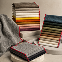 Nouveau design 2026 Tissu chenille tissé teint écologique infroissable 100 % polyester pour revêtement de canapé