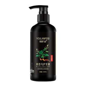 OEM 300ml 500ml Shou Wu Shampooing Liquide Anti Perte Repousse Polygonum Formule Naturelle À Base De Plantes Après-Shampooing Cheveux - Product Image 2