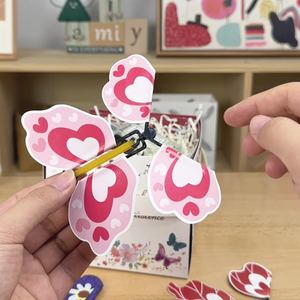 Подарочные коробки-сюрприз <span class=keywords><strong>DIY</strong></span>: декоративные коробки-бабочки для упаковки подарков, таинственные коробки-сюрприз из бумаги - Product Image 2