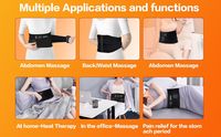 Ceinture chauffante rechargeable, alimentée par batterie, pour hommes et femmes, soulagement des douleurs lombaires, chauffe-jambes d'hiver pour l'extérieur