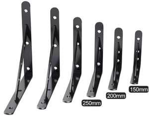 Креативный треугольный настенный кронштейн-держатель для полок из нержавеющей стали и алюминия, изготовленный методом электроэрозионной обработки проволокой - Product Image 3