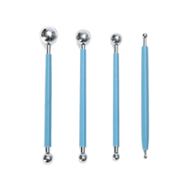 Kit d'outils DIY 4 pièces 8 têtes en acier inoxydable pour décoration de gâteaux - Souriez !