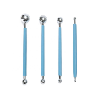 Giữ Nụ Cười 4 Miếng 8-Đầu Thép Không Gỉ Polymer Đất Sét Tự Làm Công Cụ Thiết Lập Cho Bánh Trang Trí Công Cụ - Product Image 4