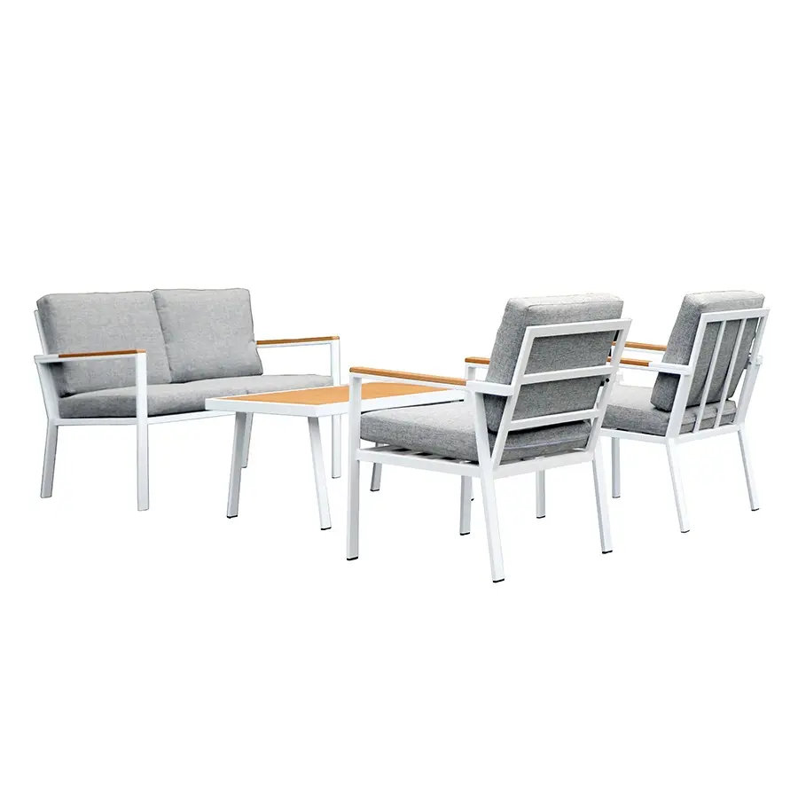 High quality plastic resin armchair Coffee table Outdoor Tables Garden Sofas garden furniture set