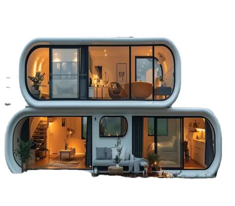 Prefab House Space Capsule Modular House Contain Container Home Folding Tiny Capsule House