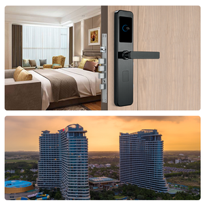 Poignée de <span class=keywords><strong>porte</strong></span> numérique Serrure intégrée <span class=keywords><strong>Entrée</strong></span> par mot de passe Économie <span class=keywords><strong>d</strong></span>'énergie Commande vocale Accès par carte Serrure intelligente sans clé - Product Image 5