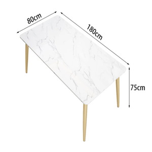 Barato al por mayor de <span class=keywords><strong>muebles</strong></span> modernos de mesa de madera de silla restaurante creativo Grupo 6/8/10 asiento mesa de comedor mdf - Product Image 4