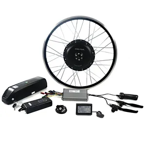 Greenpedel 36v 500ワット電動自転車リアハブモーターbldcモーターキットコンバージョンキット