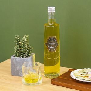 Botella <span class=keywords><strong>de</strong></span> Tequila Pisco High Flint <span class=keywords><strong>de</strong></span> 500 ml, Botella Redonda <span class=keywords><strong>de</strong></span> Fondo Grueso para Whisky, Ron, Licor, Sherry, Cócteles, con Tapa <span class=keywords><strong>de</strong></span> Aluminio Ropp - Product Image 3