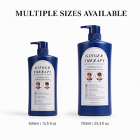 Shampoo anti-chute de cheveux au gingembre 750 ml, favorisant la croissance des cheveux, grand format, pour salon et usage familial, végan, OEM, vente en gros