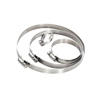 Collier de serrage latéral en acier inoxydable de type allemand élégant, clip de fixation durable