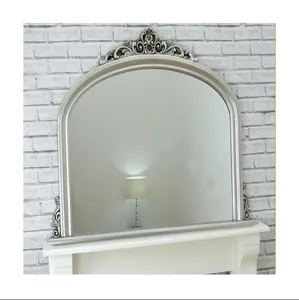 Gold Oval Large Mirrors Wall Decoration With An Antique Arch Mirror
