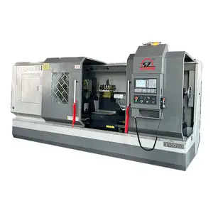 Shenzhong bubut CNC, dengan chuck hidrolik 1250mm swing over bed CK61125 755mm Rel pemandu GSK /KND/SIEMENS Sistem