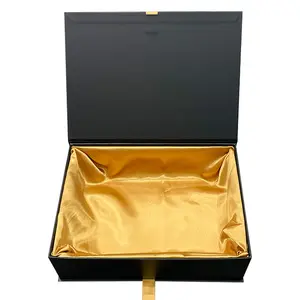 Kitap tipi özel logo renk baskı kağıdı karton ipek saten ekle şerit tasarım saç ambalaj peruk hediye kutusu