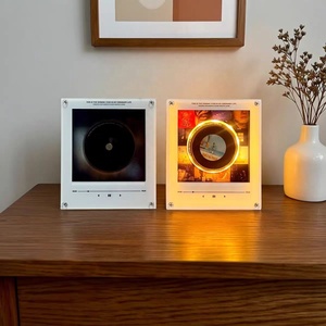 Nuevo Imán de Refrigerador con Reproductor de CD NFC Personalizado con 9 CD para Decoración del Hogar, Luz Nocturna con Función Giratoria, Mercancía Kpop - Product Image 2