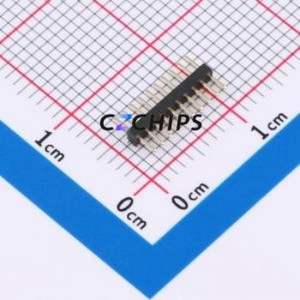 HX PZ1.0-1x10P ZZ Pin Header Through hole Component (THT),P=1mm Connector 1x10P 1mm Pin Header Through Hole - Product Image 2