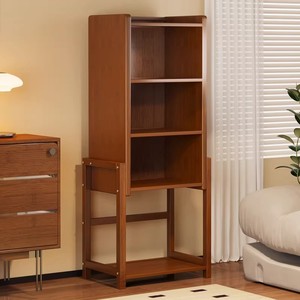 TV cabinet, storage <b>shelf</b>, living room TV side cabinet, floor-standing small bookshelf, wall corner bookcase, <b>desk</b> side cabinet - Product Image 1