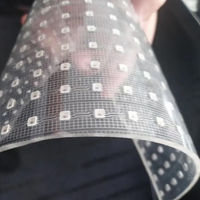 Pantalla de rejilla LED flexible Pantallas de luz con respaldo de tela LED P50