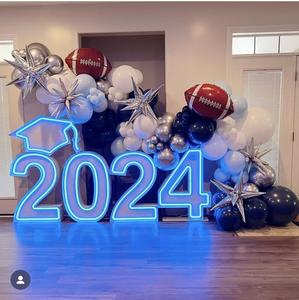 Oh Bé RGB Neon Thư Dấu Hiệu 3ft 4ft Nguồn Cung Cấp Bên Cho Công Viên Sinh Nhật Trang Trí Biểu Tượng Tùy Chỉnh Neon Số - Product Image 4