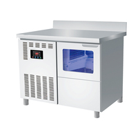Machine à glaçons en granulés commerciale la plus vendue, machine à glaçons instantanés de grande taille, Mac 75 kg