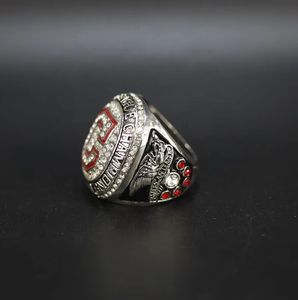 Cincin Kenangan Vintage Kustom Juara MLB Cleveland Indians 2016 Perhiasan Paduan Batu Permata - Product Image 5