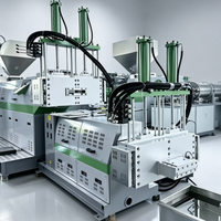 Chaîne de granulation de plastique LVDAO à haut rendement pour PC, LDPE, PA, PP, PE, avec moteur PLC et roulement, capacité 500-1000 kg/h, certifiée CE SGS