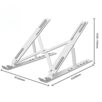 Support portable pour ordinateur portable, base pliable, support pour ordinateur portable, pour Macbook Pro, support pour ordinateur portable, refroidisseur pour ordinateur portable, support pour ordinateur portable
