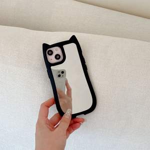 Carino gatto Make Up <span class=keywords><strong>specchio</strong></span> per <span class=keywords><strong>iPhone</strong></span> <span class=keywords><strong>11</strong></span> 12 13 14 15 Plus custodia di lusso antiurto 15 Pro Max sottile <span class=keywords><strong>specchio</strong></span> rigido <span class=keywords><strong>Cover</strong></span> - Product Image 3