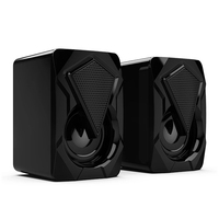 Penjualan Panas X2 Mini 2.0 RGB LED Speaker Gaming dengan Efek Suara Game 3Wx2 untuk Aksesori Komputer PC.