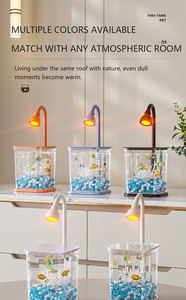 Internetberoemdheid <span class=keywords><strong>aquarium</strong></span> thuis bureau <span class=keywords><strong>aquarium</strong></span> lichtgevende kwallenbak speciaal creatief nachtlampje decoratie ornament - Product Image 4