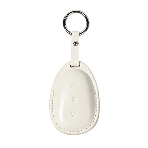 Étui de protection pour clé de voiture en <span class=keywords><strong>cuir</strong></span> de luxe pour Changan & Qiyuan A07/A05/Q07/Q05 - Léger et résistant aux rayures - Product Image 5
