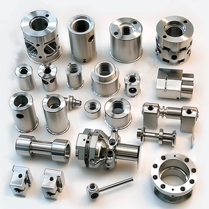 Piezas de mecanizado CNC de alta precisión personalizadas Oem Pom Peek plástico Abs Acero inoxidable titanio latón cobre Metal aluminio - Product Image 1