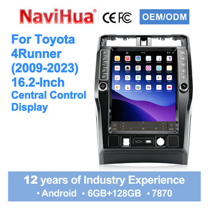 วิทยุติดรถยนต์ระบบแอนดรอยด์ Navihua พร้อมระบบนำทาง GPS เครื่องเล่นมัลติมีเดีย หน้าจอสัมผัสขนาด 16.2 นิ้ว แบบ T-Style สำหรับรถยนต์โตโยต้า 4Runner ปี 2009-2023 - Product Image 1