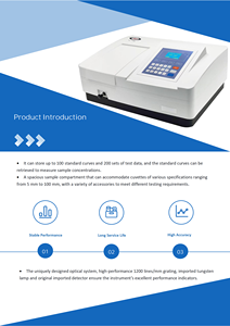 Spektrofotometer UV-Vis Digital UV-1800 dengan Layar LCD dan Lebar Pita Spektral 2nm - Product Image 6