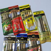 Sachet refermable personnalisé en Mylar 3x4 pour tabac, cigares, aliments pour bébés, en aluminium noir gaufré, anti-odeur, hydratant et sécurisé