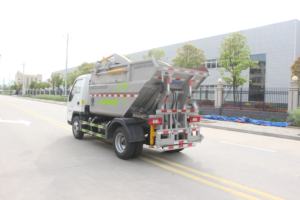 شاحنة نفايات محمولة جديدة 4×2 مع حاويات، شاحنة ضغط القمامة، بيع بالجملة من المصانع بأسعار منخفضة - Product Image 5