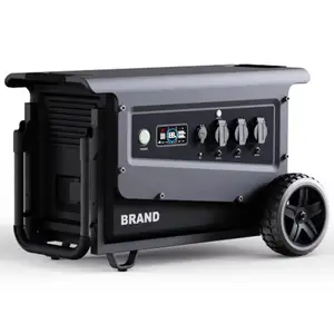 Factory Lifepo4 Battery 3kw Camping Tragbare Power Station 3000w Portable Solar Generator Industry Waterproof Powerstation 3600w