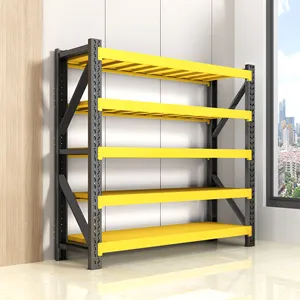 Complete Storage Solutions: Adjustable Bolts Steel Shelving for Warehouse and Garage Management Systems