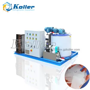 0.5 tons compressor built-in flake ice machinery for small fishing vessels