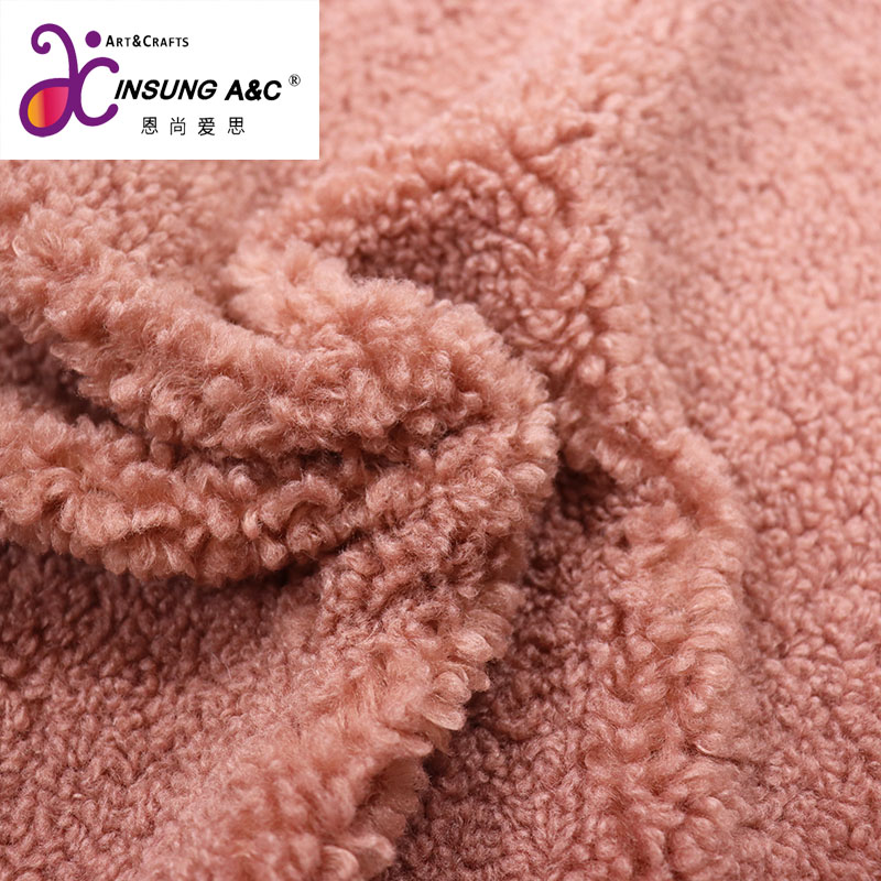 Прямая поставка с китайской фабрики, вязаная фланелевая флисовая пшеничная бархатная плюшевая ткань для одежды