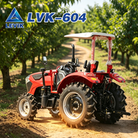 Mini-tracteur certifié CE 60 CV 4x4, essieu renforcé, forte capacité de charge pour les opérations en verger et en jardin