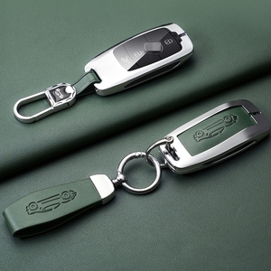Pour MERCEDES BENZ METAL + CUIR Étui à clé<span class=keywords><strong>s</strong></span> de voiture Housse de sac - Product Image 4