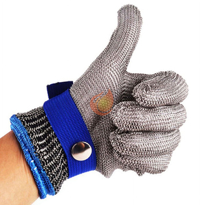 Gants en <span class=keywords><strong>maille</strong></span> métallique en acier inoxydable 304, gants <span class=keywords><strong>de</strong></span> boucher en chaîne, mitaines <span class=keywords><strong>de</strong></span> protection, gants <span class=keywords><strong>de</strong></span> sécurité résistants aux coupures en treillis métallique - Product Image 3