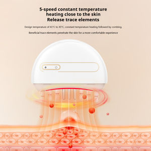 Masajeador EMS con Aplicador de Aceite Anticaída, Peine de Jade con Luz Roja y Cepillo Masajeador Eléctrico Térmico para el Cuero Cabelludo para el Crecimiento del Cabello - Product Image 3