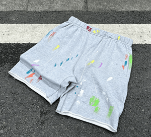 Custom High Quality Men's Vintage Casual 100% Cotton Breathable Elastic Waist Printed Logo OEM Service <b>Shorts</b> - Product Image 2
