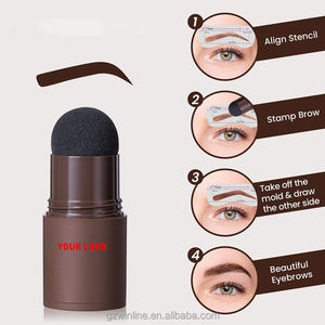 Kit <span class=keywords><strong>de</strong></span> Sellos <span class=keywords><strong>para</strong></span> Cejas <span class=keywords><strong>de</strong></span> Marca Privada con 10 Plantillas, Resistente al Agua, <span class=keywords><strong>de</strong></span> Larga Duración, Sello <span class=keywords><strong>para</strong></span> Cejas <span class=keywords><strong>de</strong></span> un Solo Paso, Maquillaje <span class=keywords><strong>para</strong></span> Cejas Marrones - Product Image 4