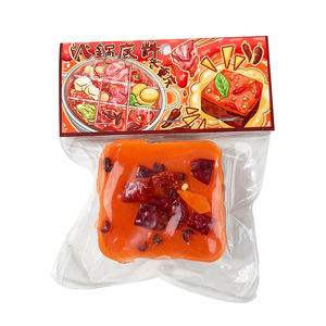 Juguete de Extrusión con Forma de Base de Hot Pot, Material TPR, Bola Blanda para Apretar, para Aliviar la Ansiedad y la Descompresión, con Función de Subida Lenta - Product Image 6