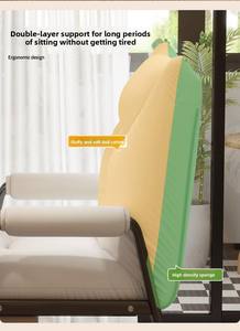 <span class=keywords><strong>Chaise</strong></span> d'ordinateur moderne confortable dossier inclinable pour une <span class=keywords><strong>longue</strong></span> séance bureau dortoir étude pratique paresseux canapé <span class=keywords><strong>chaise</strong></span> pour - Product Image 4