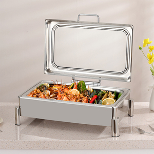 Equipo de Catering Rectangular de Alta Calidad y Gran Capacidad, Calentador de Alimentos Comercial, Plato <span class=keywords><strong>para</strong></span> Buffet - Product Image 1