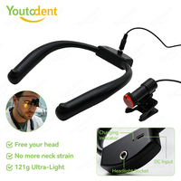 5W LED Dental Loupe Headlamp Medical Surgical Lupas Rechargeable Head Light with Battery for Dentist Binoculars Magnifier